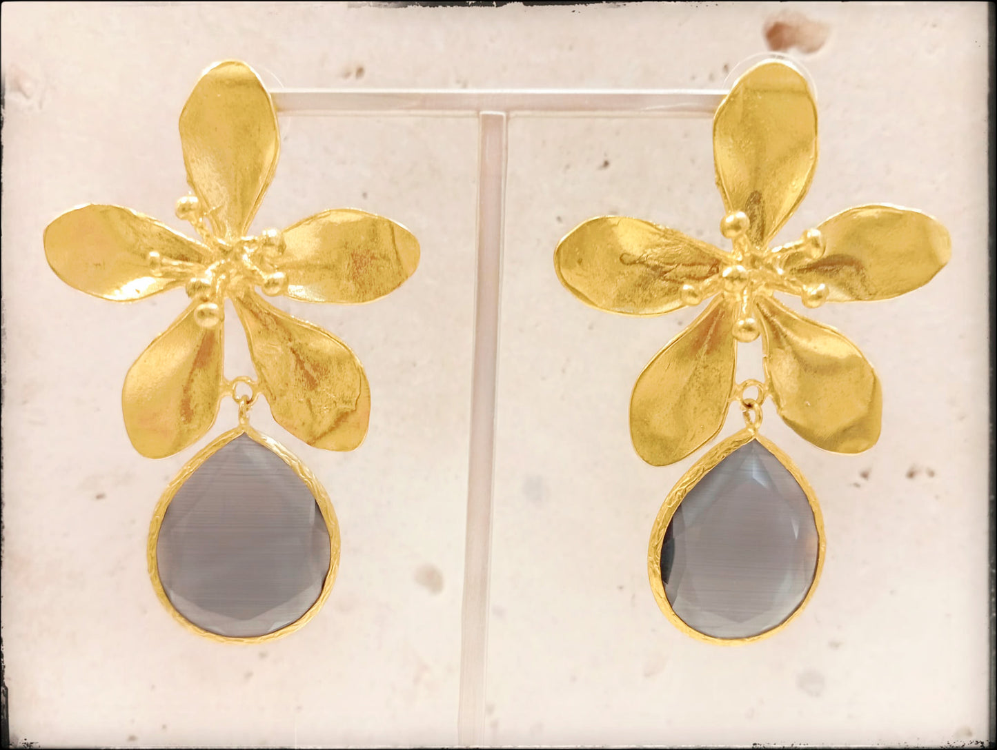 Boucles d'oreille Fleur