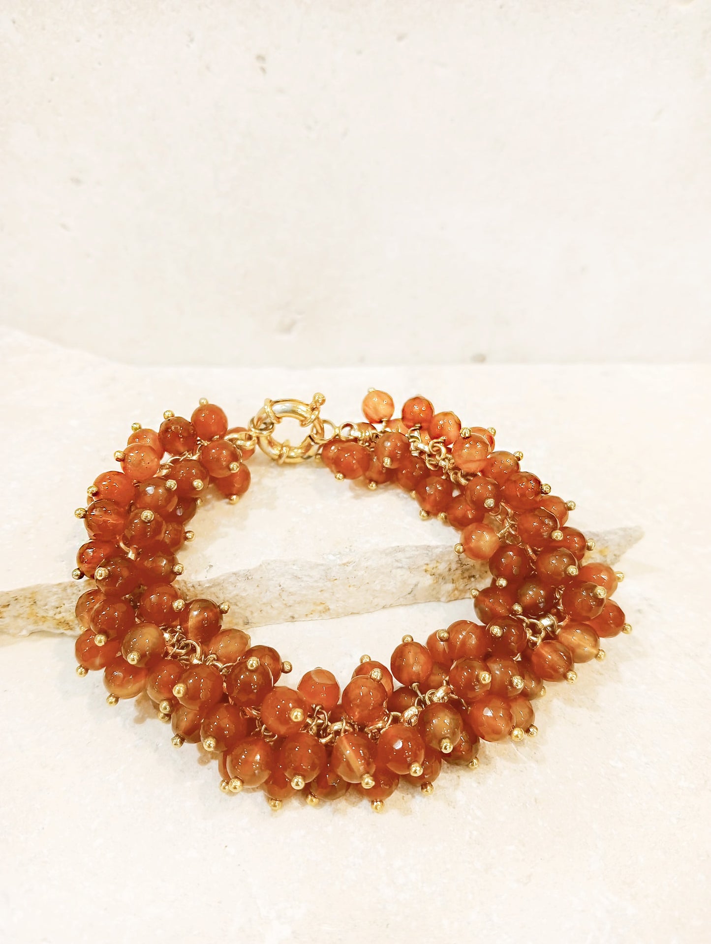 Bracelet perles d'agate