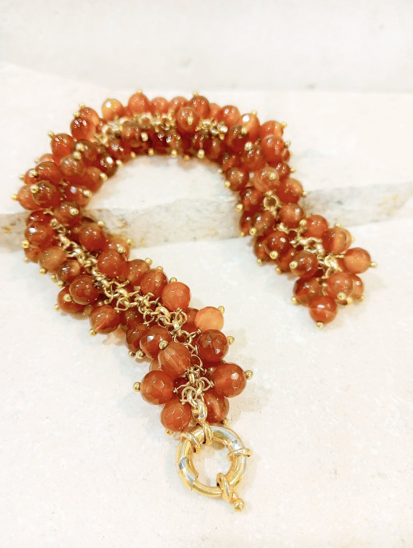 Bracelet perles d'agate