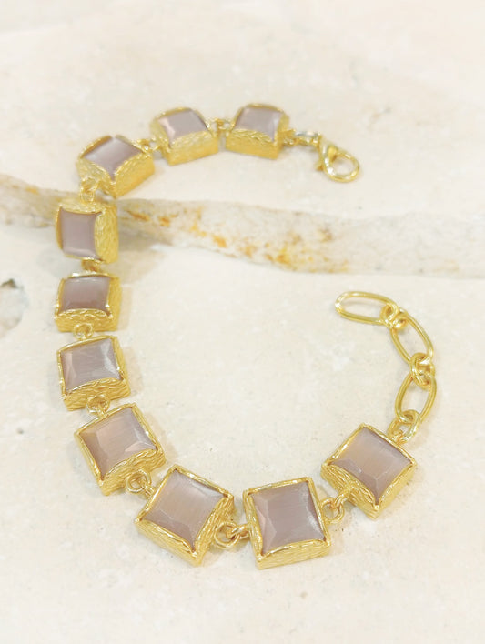 Bracelet petits carrés