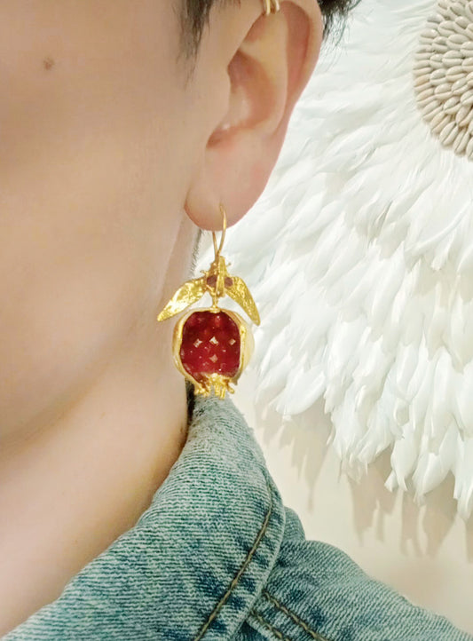 Boucles d'oreille Grenades