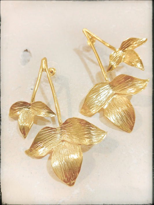 Boucles d'oreille Feuilles