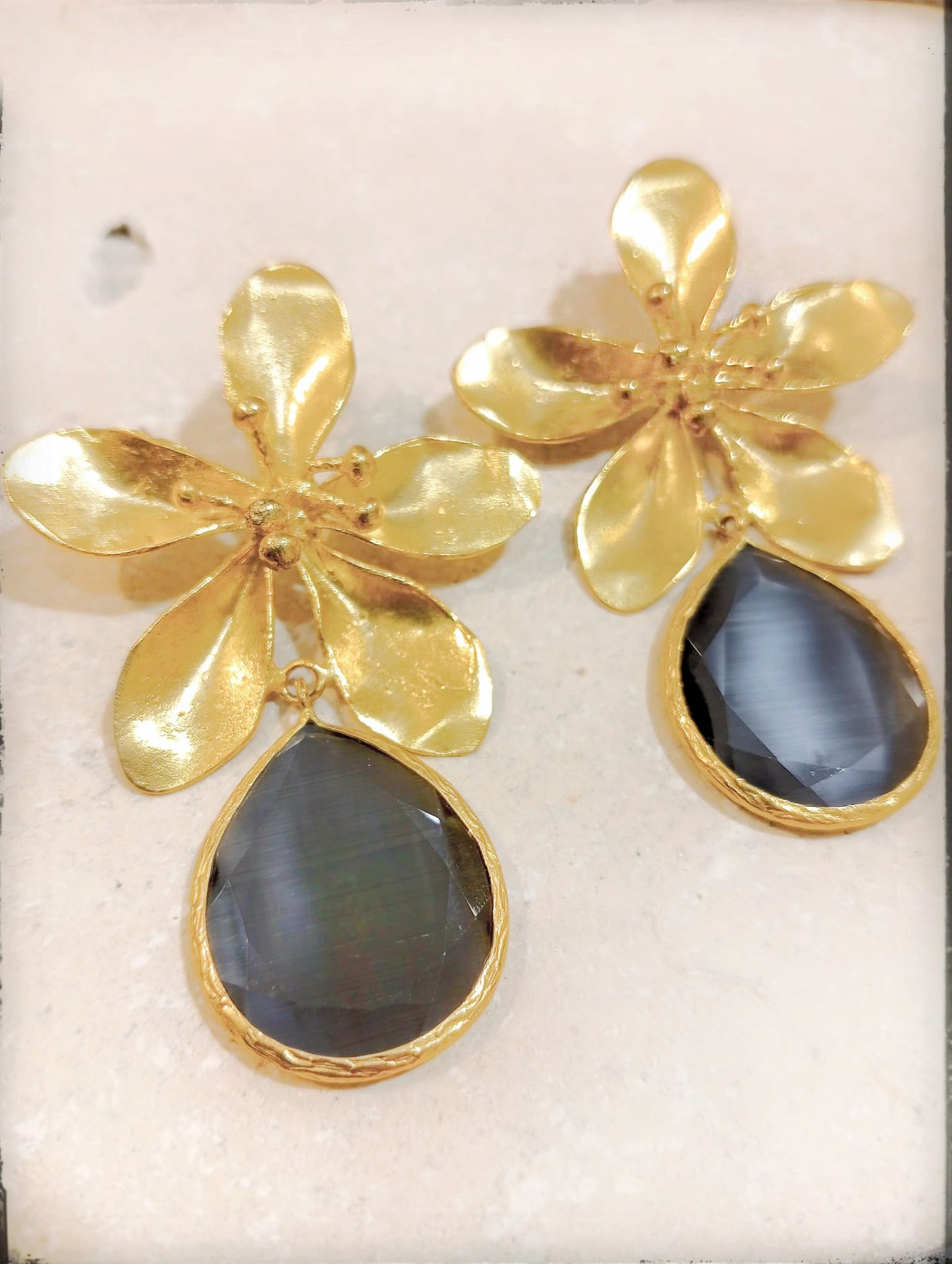 Boucles d'oreille Fleur
